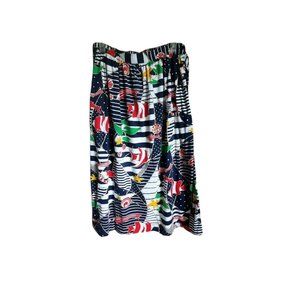 Vintage Bedford Fair Womens Midi Nautical Skirt
